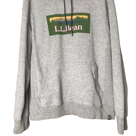 Large L.L. Bean Men's Bean's Comfort Camp Hoodie Hoody Sweatshirt With Logo - Picture 6 of 12
